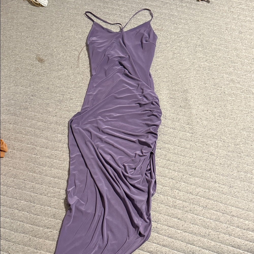 Elegant Purple Women's Dress